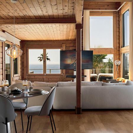 Increible Villa De Madera Con Vistas Al Mar อัลเฮซิราส ภายนอก รูปภาพ