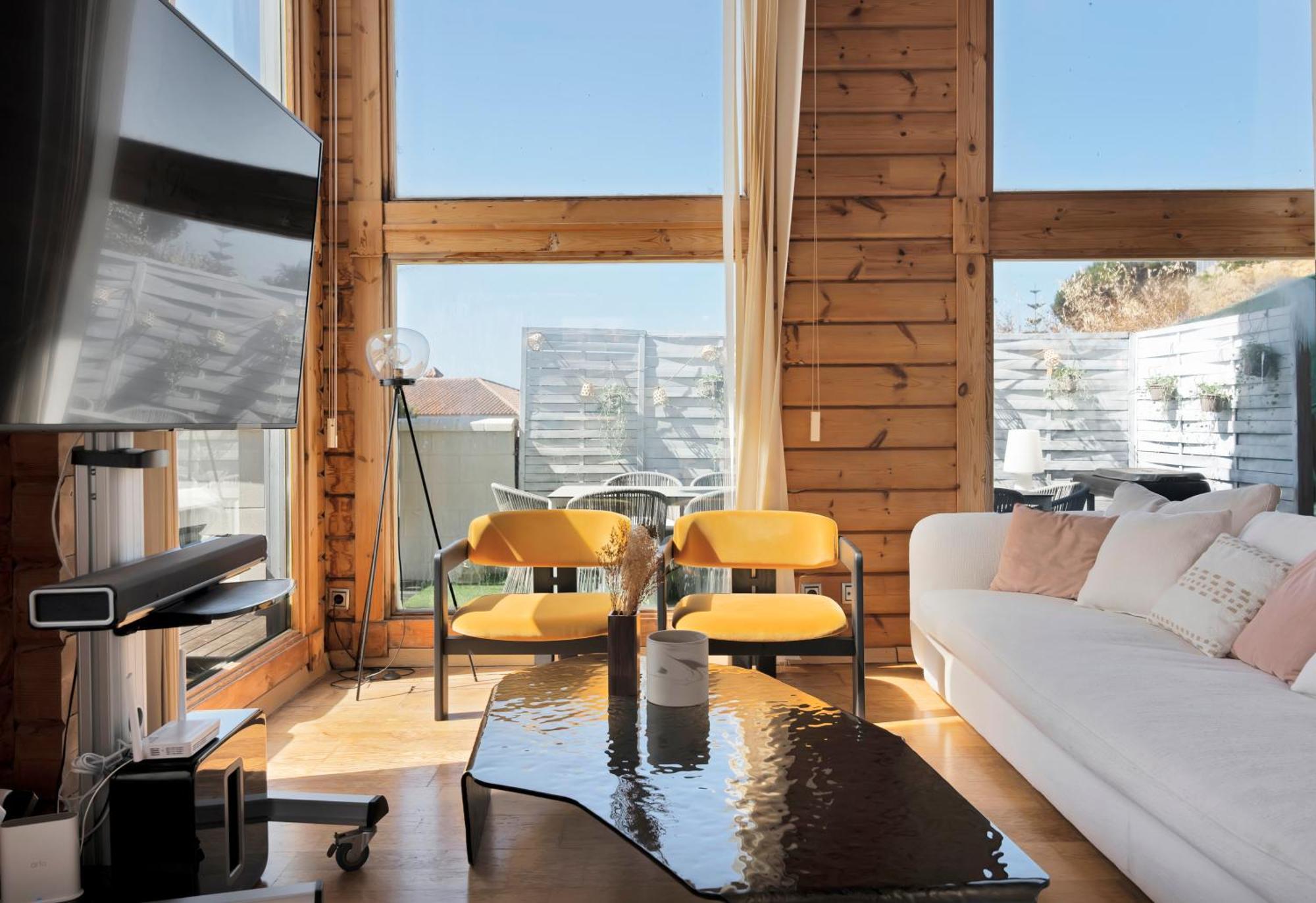 Increible Villa De Madera Con Vistas Al Mar อัลเฮซิราส ภายนอก รูปภาพ