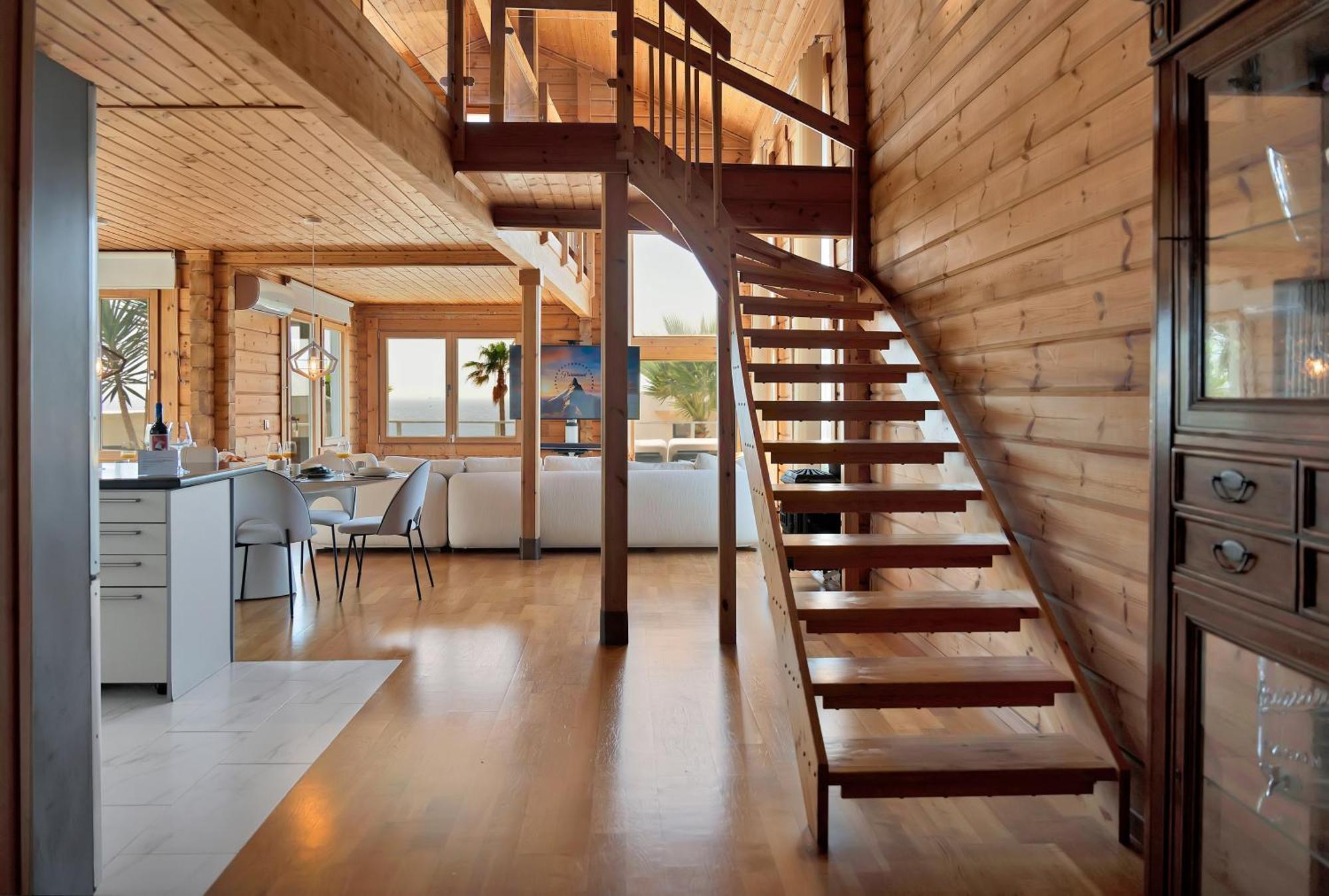Increible Villa De Madera Con Vistas Al Mar อัลเฮซิราส ภายนอก รูปภาพ