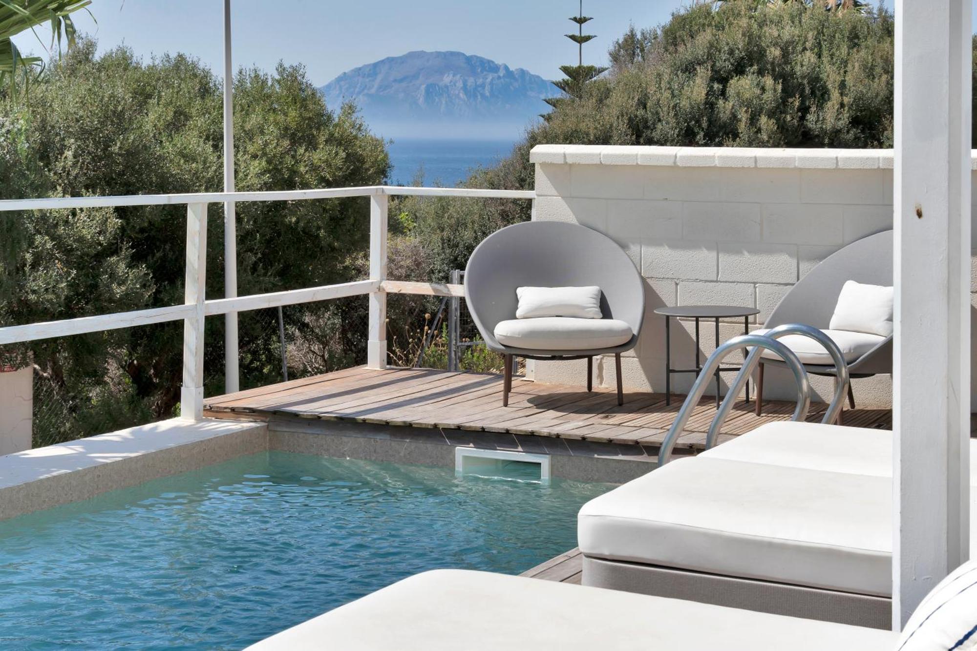Increible Villa De Madera Con Vistas Al Mar อัลเฮซิราส ภายนอก รูปภาพ